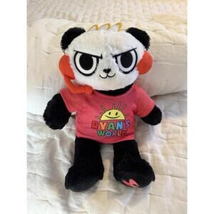 Build A Bear Combo Panda Ryan’s World Stuffed Plush 16” With Sound